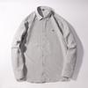 Men's Solid Color Long Sleeve Button Down Shirt Casual Base Layer Top.