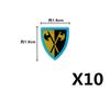 MOC Medieval Military Figures Weapons Building Blocks Knight Soldiers Shield Vest Armor Sword Ax Spear Bricks Toys Children