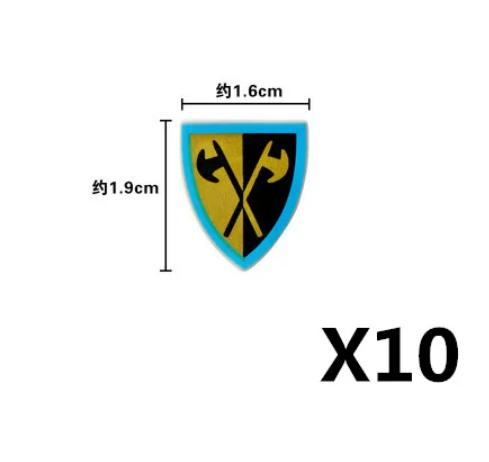 MOC Medieval Military Figures Weapons Building Blocks Knight Soldiers Shield Vest Armor Sword Ax Spear Bricks Toys Children