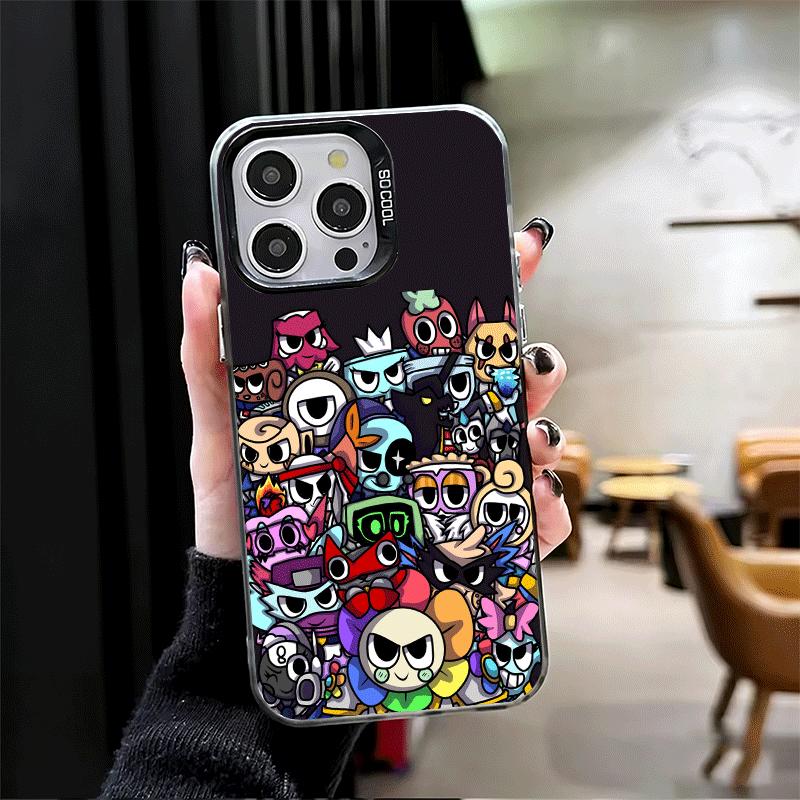 D-Dandys W-World Game Soft Phone Case for iPhone 15 16 17 Pro Max 17Air 16E 14 Plus 13 12 Mini Shockproof Cover Back Shell
