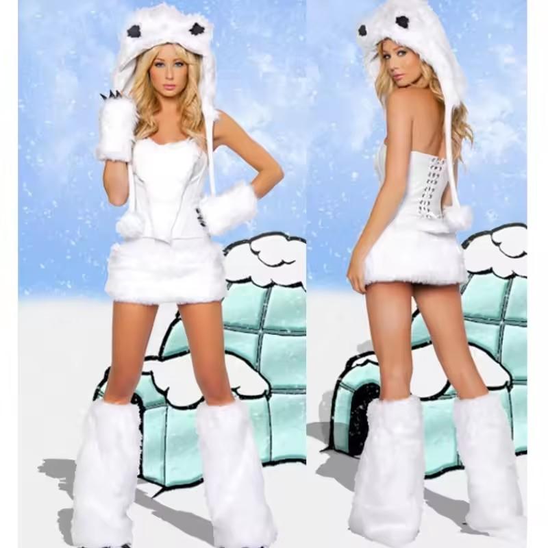 Adult Sexy Furry Animal Costume For Women Animal Costumes Halloween Carnival Rabbit Wolf Fox Cat Cosplay Furry Costumes Outfits