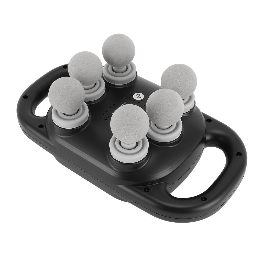 6 Heads Muscle Massager Rechargeable 10 Modes Smart Digital Display High Frequency Vibration Muscle Relaxation Massager for Back Neck Leg Shoulder