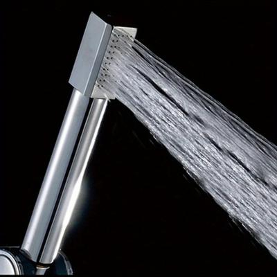 Modern Style Bathroom Shower Head Stainless Steel + Copper Hand Held Shower Heads Chrome Top Spray Rain Shower Heads