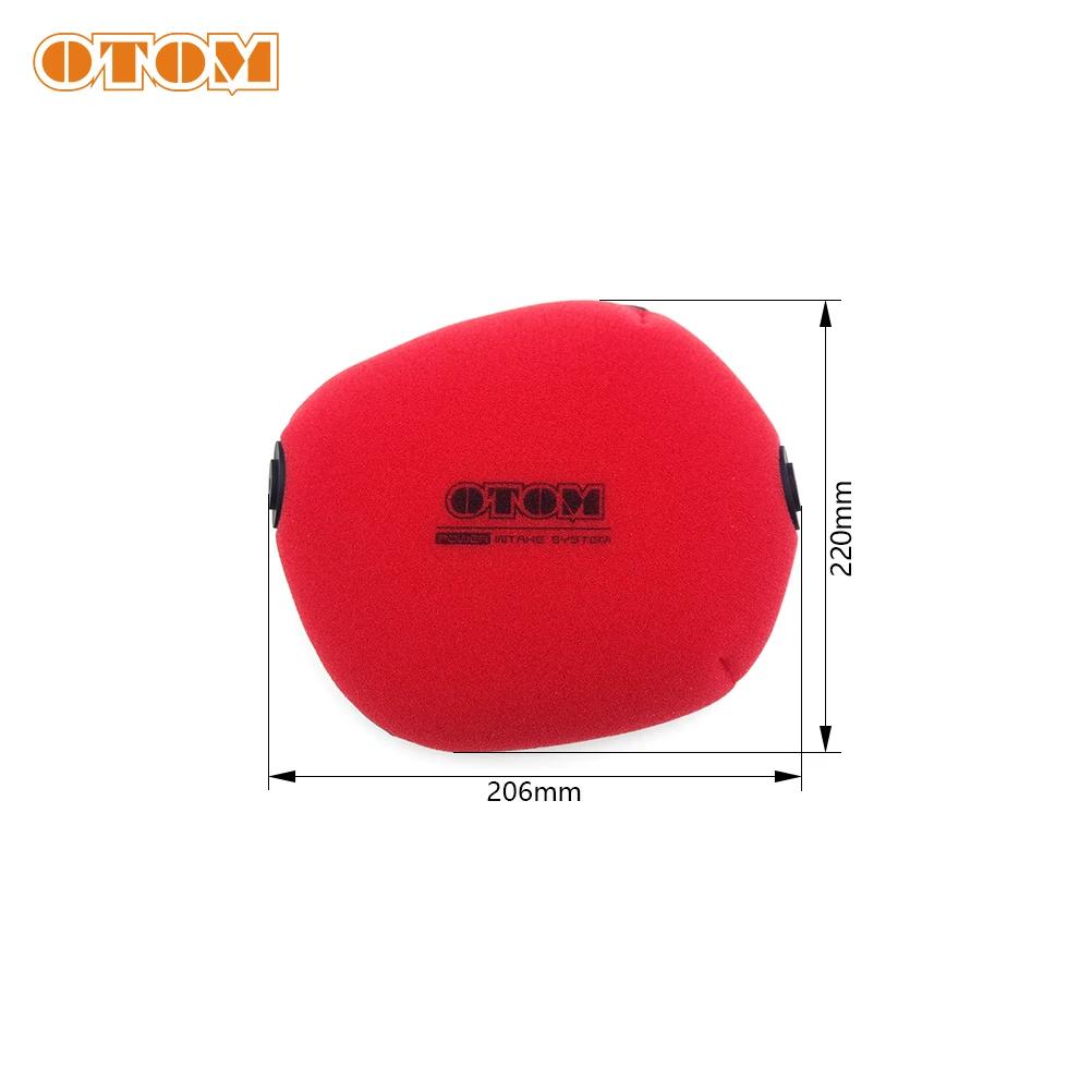 OTOM Motorcycle 2024 Air Filter Cleaner For KTM HUSQVARNA GASGAS SXF XCF XCW EXCF FE TE TC EC MC Sponge Element Dual Foam Layer
