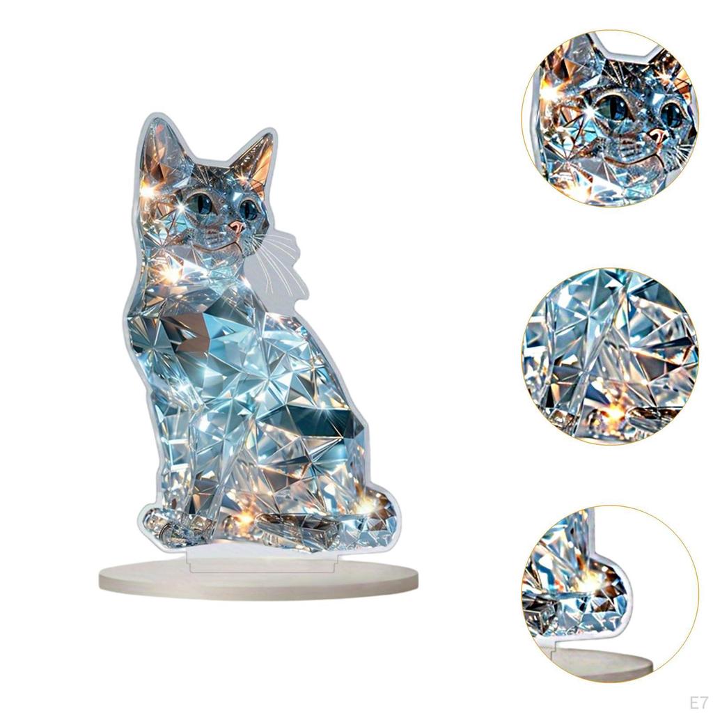 Acrylic Animal Decor 2D Flat Sign Attractive Table Decoration Ornament for Restaurant Cabinet