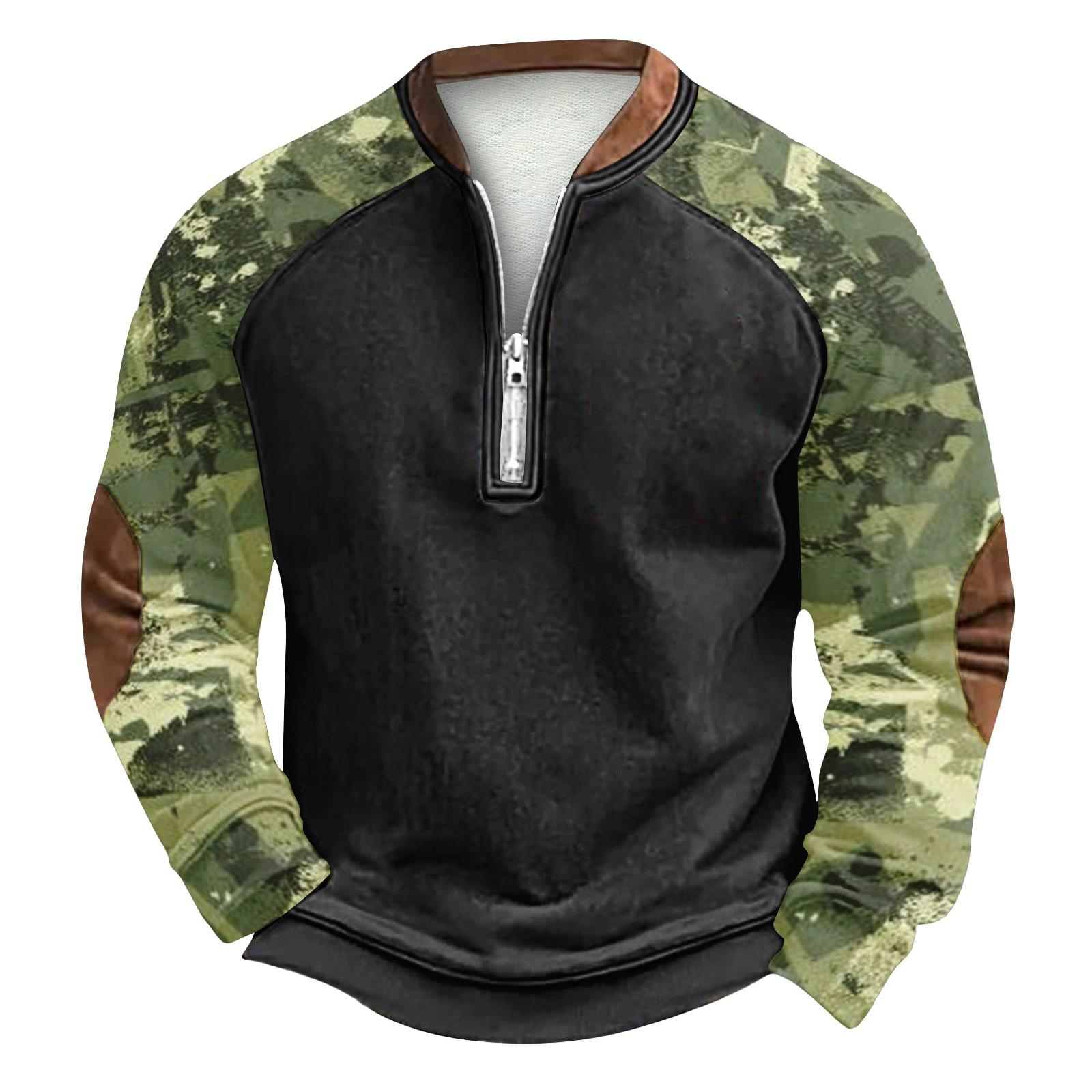 

Мужская зимняя толстовка с пряжкой Мужская толстовка с принтом XXL