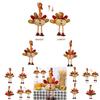 Thanksgiving Turkey Plush Decoration Doll Harvest Festival Faceless Doll