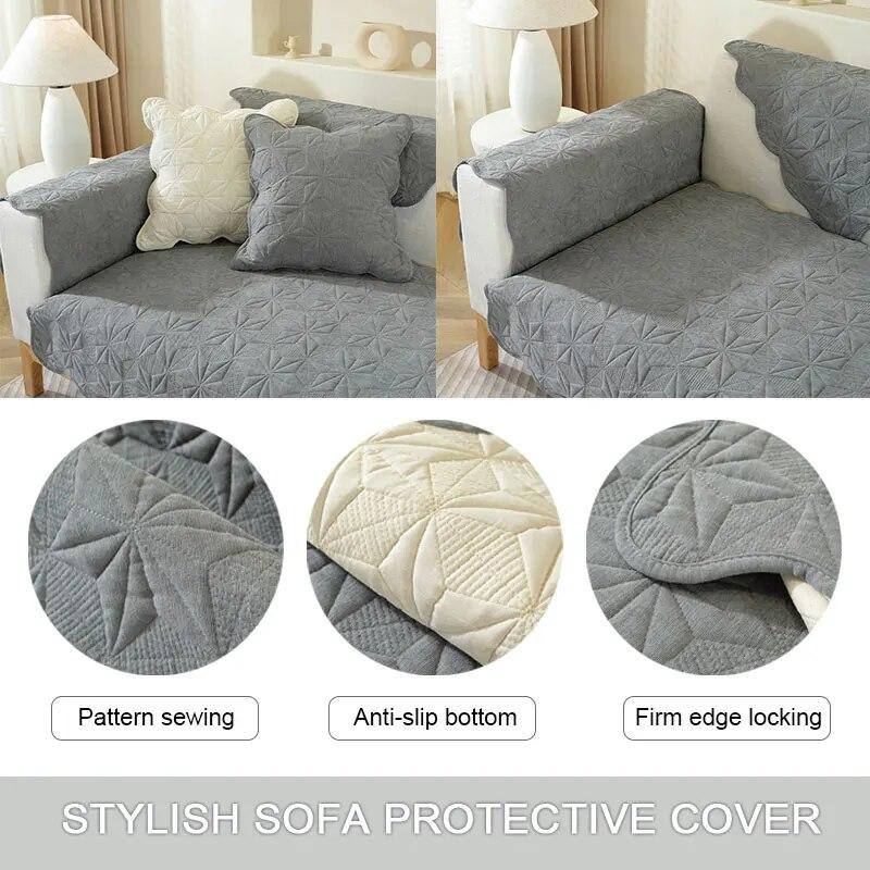 1PC Chenille Sofa Cover Sofa Towel Soft Non Slip Sofa Slipcover Furniture Protector For Bedroom Office Living Room Home Decor