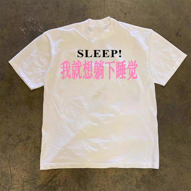 Summer Pattern Printed Soft Breathable And SweatAbsorbing Pure Cotton Couple Unisex Loose ShortSleeved TShirts Unisex Y2k