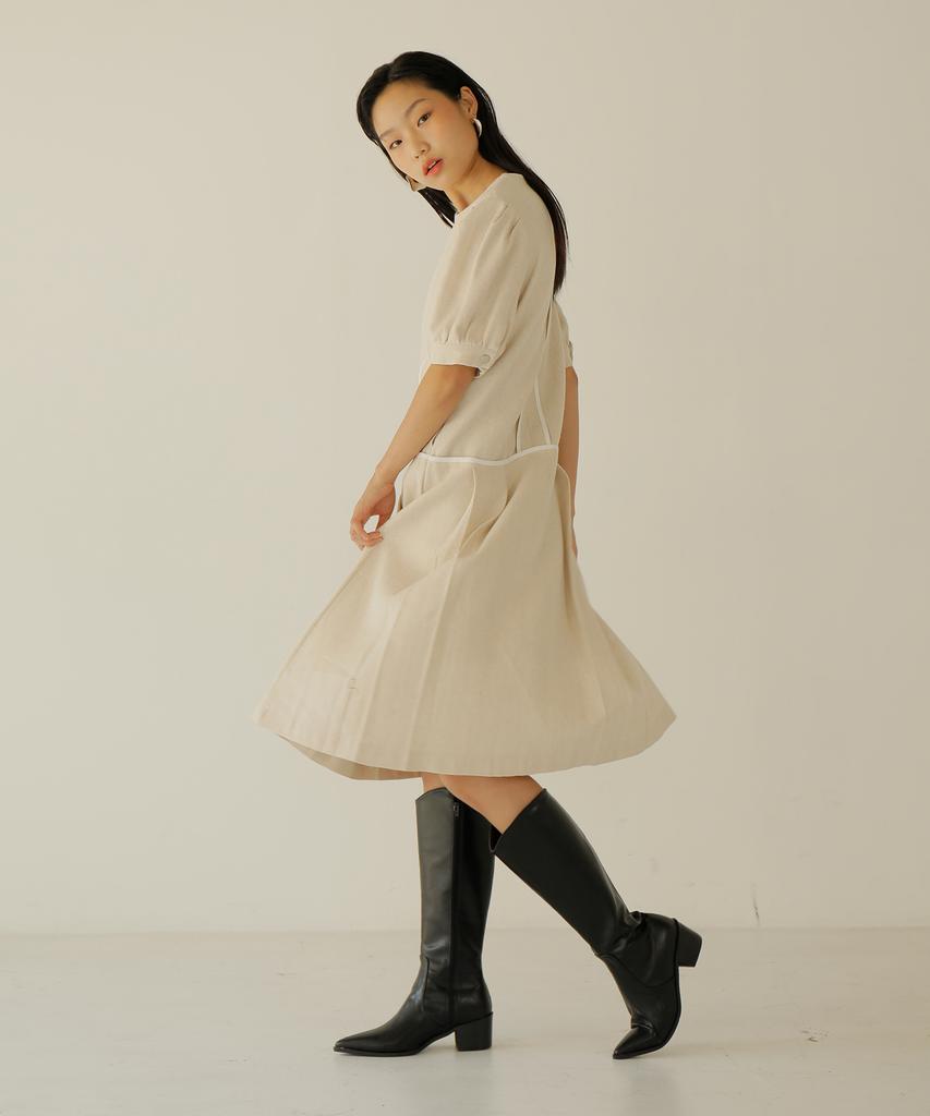 Nouah Line Block Dress