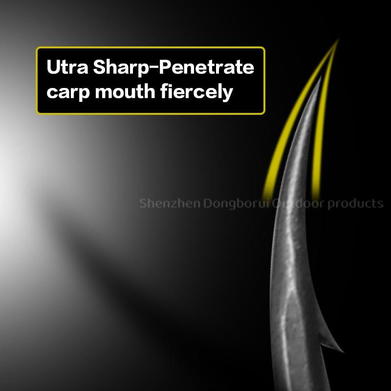 3pcs/pack Carp Fishing Line Loop Rig 35LB/15.9kg KLOR HOOK Size 2 4 6 8 Ready-Tied Soft Hook Link Sections Combi Rig Hair Rigs Carp Fishing Tackle