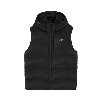 Down Vests Men's Black Detachable Hood Moderate Other NJD46101-BK