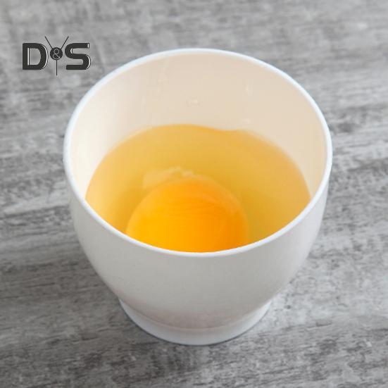 2Pcs Egg Poacher Reusable Easy To Clean Egg-shaped Microwave Heat Resistant Egg Cooking Cup