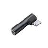 Headphone Audio Adapter Converter Type C To 3.5Mm Jack Elbow L-Type For Cellphone Android Huawei