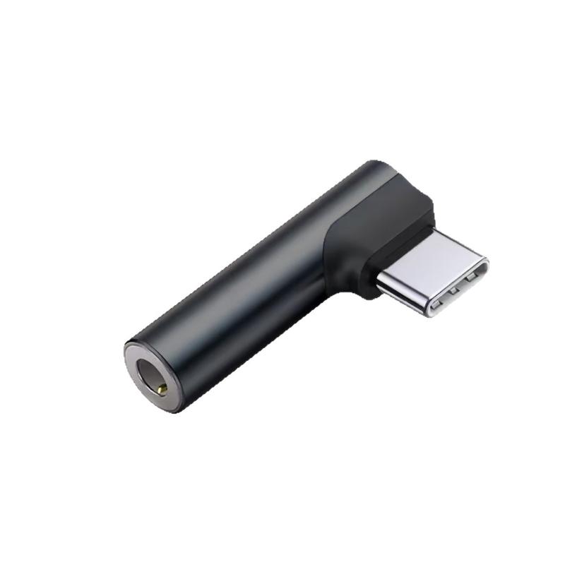 Headphone Audio Adapter Converter Type C To 3.5Mm Jack Elbow L-Type For Cellphone Android Huawei