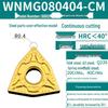 Peach-Shaped WNMG080404 Stainless Steel CNC Turning Insert