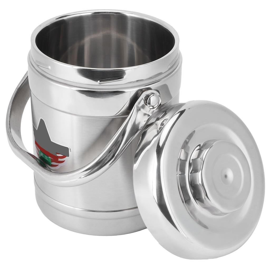 1.2L StraightShaped Stainless Steel Vacuum Lunch Box Pot Insulated Food Container for School