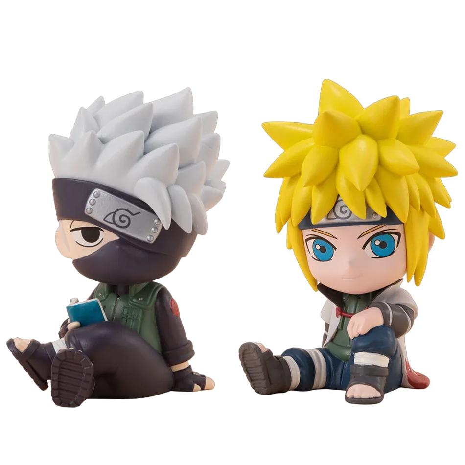 8pcs/Set Version Anime Naruto Figure Kakashi Sasuke Uchiha Itachi Gaara Haruno Sakura Action Figural Model Kids Toys Gif Q PVC Kid Friendly