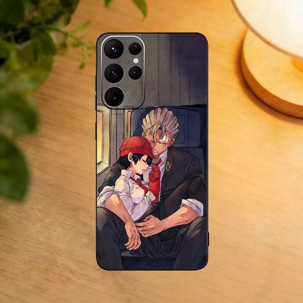 Anime Undead Unluck Andy Phone Case For Samsung S25,24,23,22,30,21,10,9,Ultra,Plus,Lite Soft Black Case Samsung S22ULTRA5G