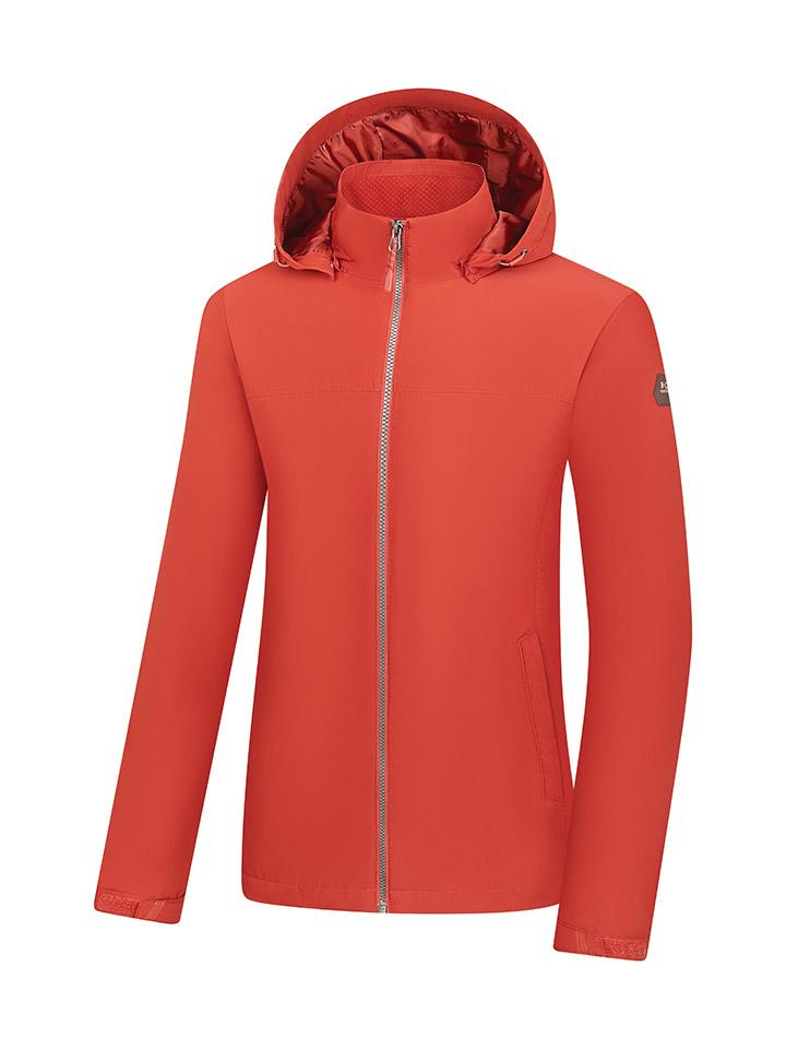 Kolping Men'S Water-Resistant And Windproof Functional 2-Layer Detachable Hood Windbreaker Jacket 2263Jk310M