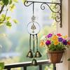 Witch Bells for Door, Vintage Wind Chimes Ornament Witches Bells for Window, Balcony, Garden for Halloween Christmas Fall