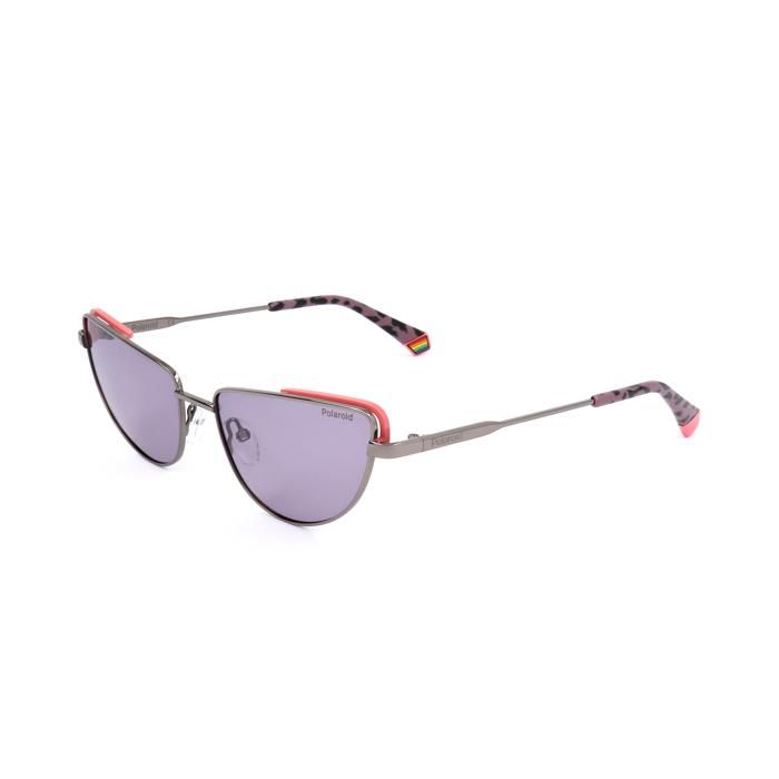 Lunettes de Soleil Polaroid PLD 6129/S 57/17/145 YY5 RUTHENIUM VIOLET STAINLESS STEEL WOMAN PLD SUN PLD 6129/S YY5 57 17 145