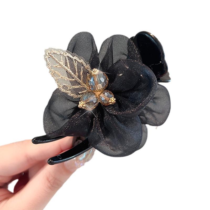 Summer Floral Mesh Hairpin for Women