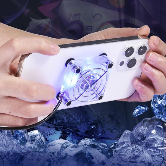 Mobile Phone Cooling Fast Speed USB Fan Portable Charging Mini Phone Fan Radiator