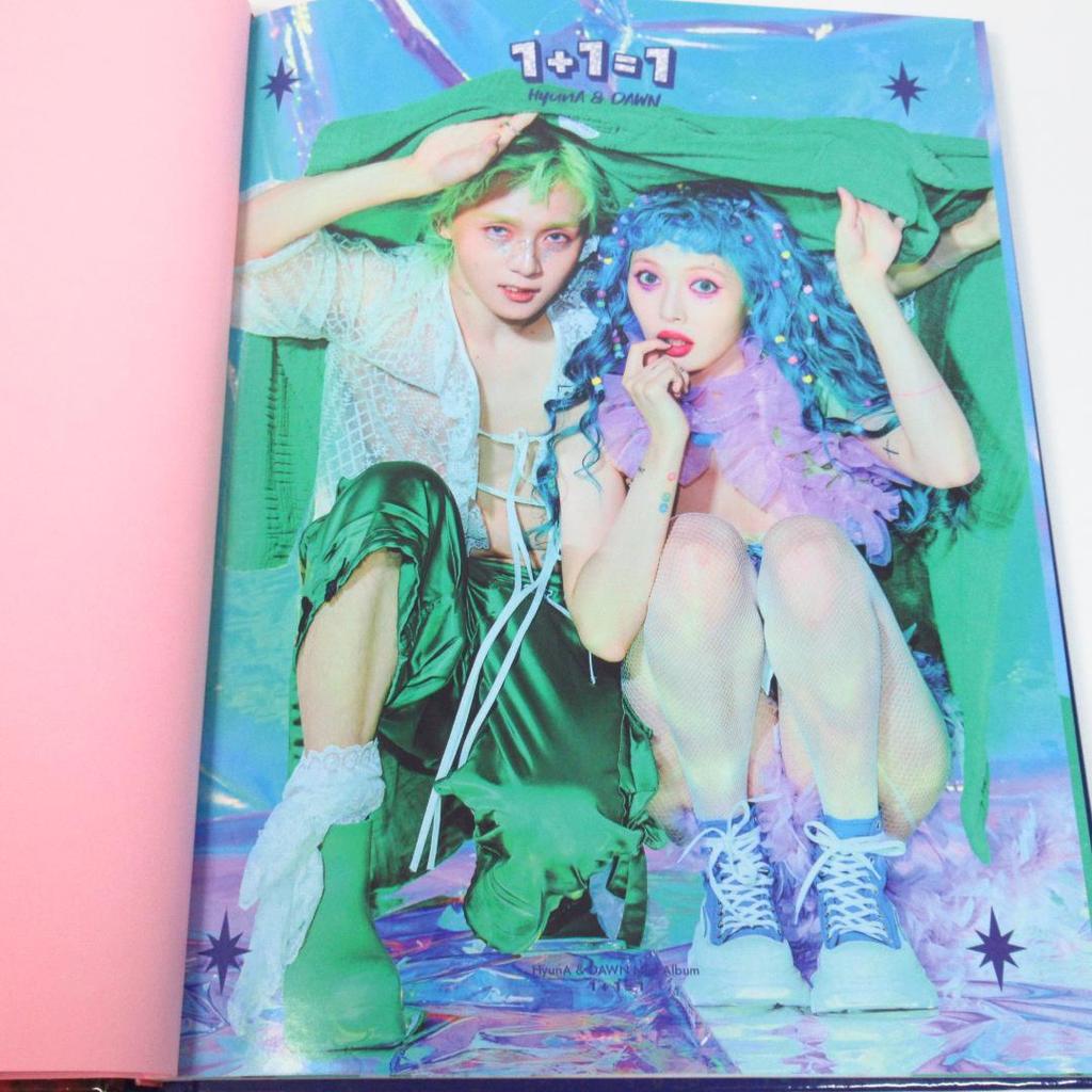 [UŻYWANE] Hyuna & Dawn 1+1=1 HYUNA & DAWN Tylko etui i CD wydanie koreańskie