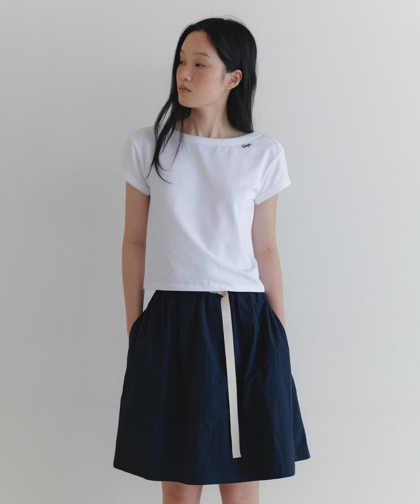Yulago Nylon Belted Banding Skirt