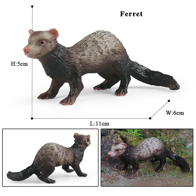 Oenux Simulation Wild Animals Bengalcat Tiger Cat Lynx Caracal Leopard Action Figure Figurines Model Education Miniature Kid Toy