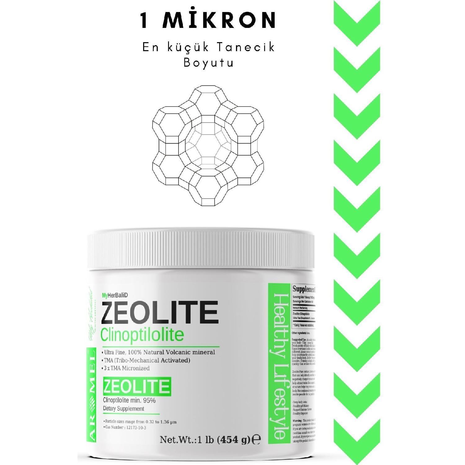 

Zeolite Powder | 454 Gr | Ultrafine | Micronized Active Zeolite, Clinoptilolite