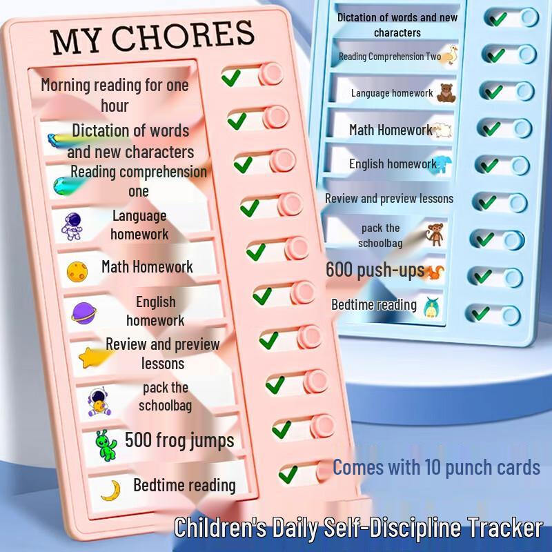 Mili Self-Discipline Schedule Planner