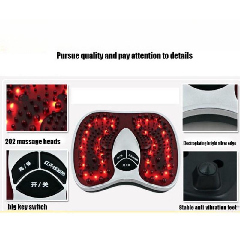 Infrared Heating Foot Vibration Massage Machine Foot Acupoint Hot Compress Therapy Instrument Household Foot Massager