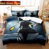 Fashion 3D Anime Murder Drones Bedding Set Printed Bed Set With Pillowcase Bed Duvet Cover Single Double Queen Super King Size