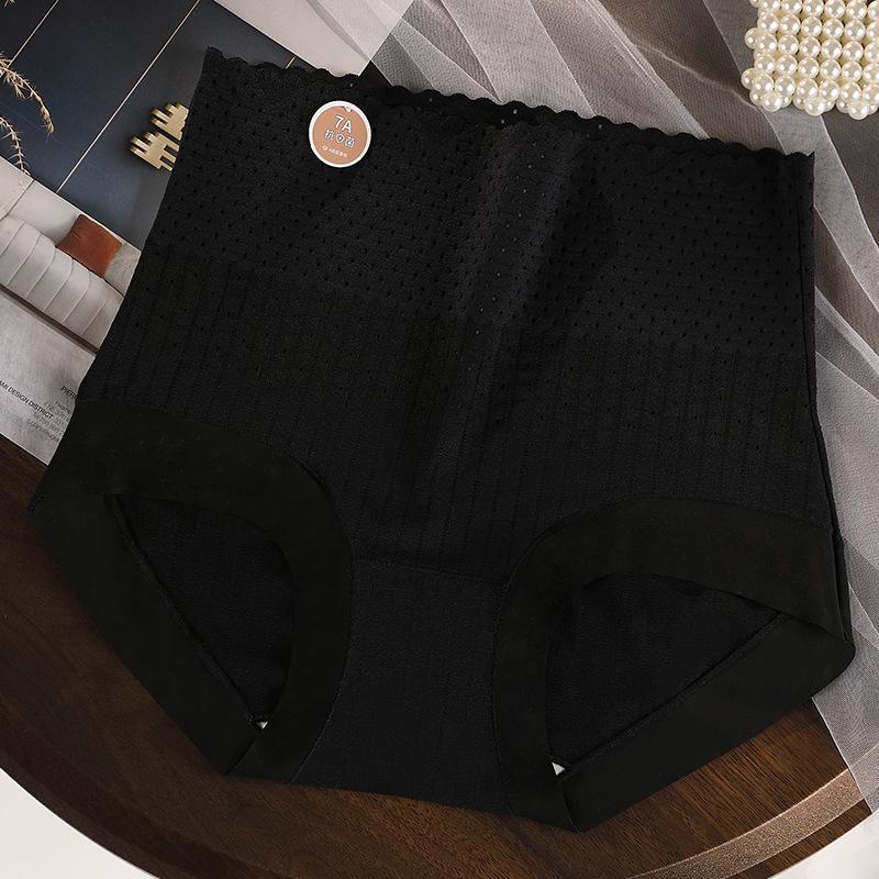 Große Größe Damen Baumwolle Hohe Taille Anti Bakterieller Schritt Nahtlos Postpartale Körperformung und Hüftstraffende Unterwäsche