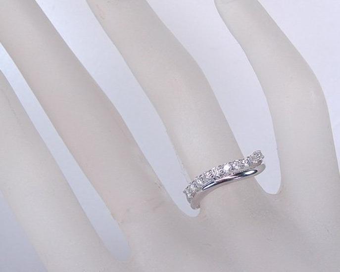 and My Jewelry Carat Diamond Sweet April with Certificate of Authenticity [Your Box] 0.30 Silver/Pt Ring, Memory, Birthstone, (11) [Gift Wrapped]