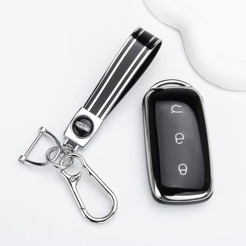 Tpu Car Key Holder For Geely Galaxy L6 Ex5 Cityray Starry 8 E5 L7 Emi No.1 Proton E.Mas 7 5 E8 Car Key Case Cover Accessories