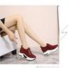 Women's Casual Shoes Autumn New Korean Version Height-increasing Thick-soled Zipper Suede Women's Shoes Fashion Sneakers