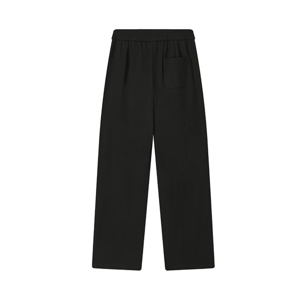 Fila Emerald Fashion Simple Classic Versatile Comfortable Loose Woven Casual Pants Women Bottoms Black F11W544803FBK