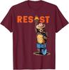 Vintage The Resist Bear Meme Funny Bear Destruction Unisex T-Shirt