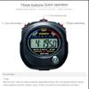 Waterproof LCD Sports Stopwatch Professional Electronic Chronograph Stopwatch Training Timer