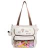 Large Capacity Shoulder Bag Student Book Bag Color Block Crossbody Bag
