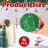 6 Pcs 4 Inch Valentine's Day Christmas Tree Ornaments Glitter Sequin Foam Balls Shatterproof Xmas Hanging Balls Decorations for Xmas Valentine