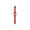 Swatch Quartz Movement 30 Meters Water Resistant Watch 41 Mm Red Dial Plant Ceramic Case Silicone Strap Unisex watches SO32Z107