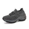 Women's Shoes Casual Sneakers Women's Flying Weaving Casual Running Shoes Socks Shoes Rockers