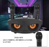 KOKO Bluetooth Karaoke Microphone Wireless Microphone System 2 Handheld Microphones AUX TF Card U Disk Portable Speaker Home KTV Black