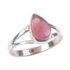 Natural Rhodochrosite Gemstone Handmade 925 Solid Sterling Silver Ring S.9 K4g54