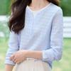 Navava Women Casual Two In One Round Neck Long Sleeve T shirT nT2920