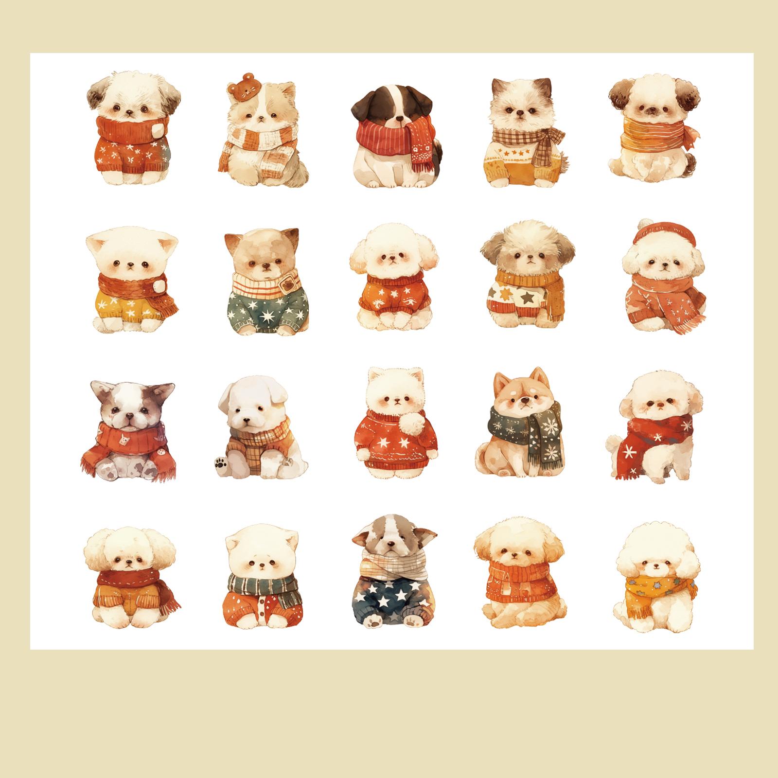 

40 pcs/box Good Life Duck Album decorative stickers Self-adhesive stickers for DIY student creative stationery notebook diary
